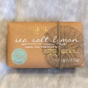 Castelbel Porto Sea Salt Lemon Luxury Portugal Hand Soap large 10.50 oz Bar NWT